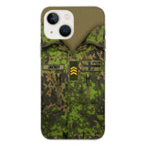 Personalized Finnish Army Camo Phone Case Printed 22MAR-HQ30
