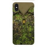 Personalized Finnish Army Camo Phone Case Printed 22MAR-HQ30