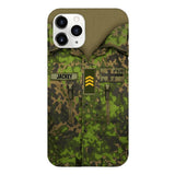 Personalized Finnish Army Camo Phone Case Printed 22MAR-HQ30