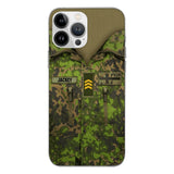 Personalized Finnish Army Camo Phone Case Printed 22MAR-HQ30