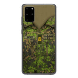 Personalized Finnish Army Camo Phone Case Printed 22MAR-HQ30