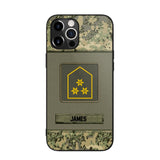 Personalized Austrian Soldier Camo Phone Case Printed 22JUL-DT17
