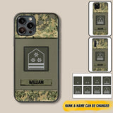 Personalized Austrian Soldier Camo Phone Case Printed 22JUL-DT17