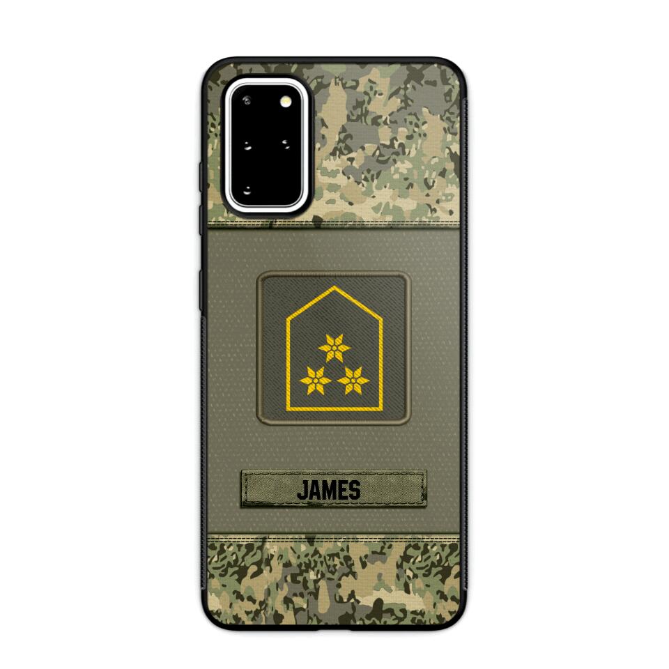 Personalized Austrian Soldier Camo Phone Case Printed 22JUL-DT17