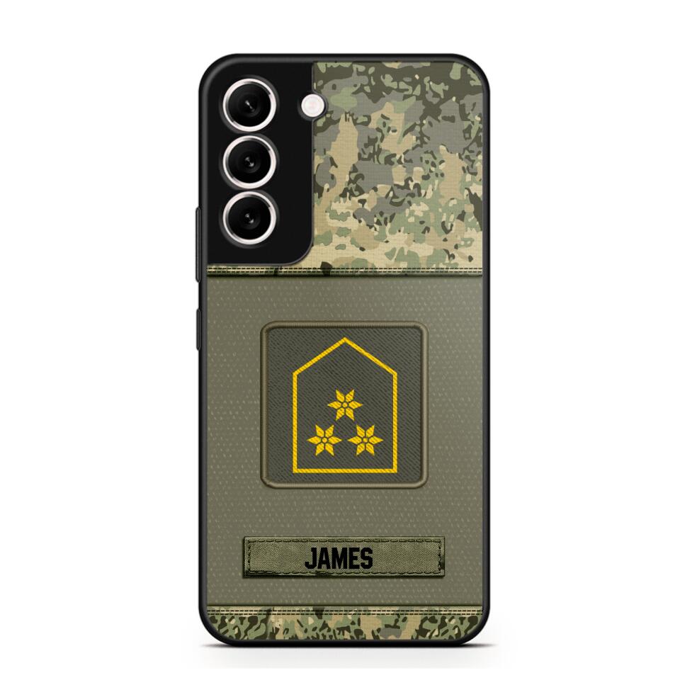 Personalized Austrian Soldier Camo Phone Case Printed 22JUL-DT17