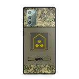 Personalized Austrian Soldier Camo Phone Case Printed 22JUL-DT17