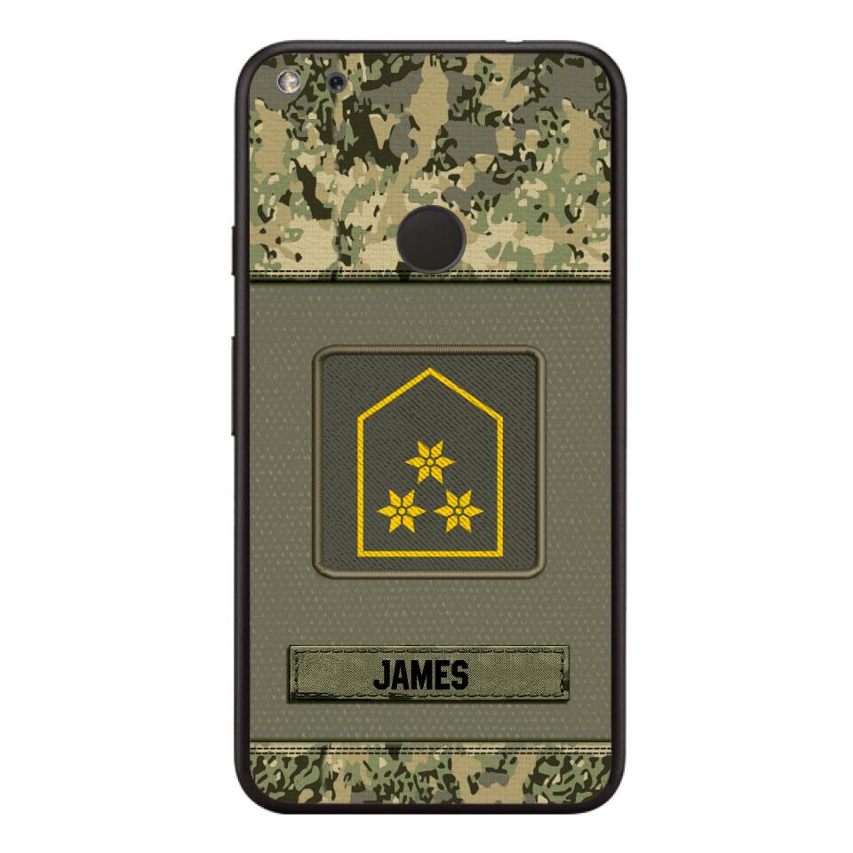 Personalized Austrian Soldier Camo Phone Case Printed 22JUL-DT17
