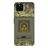 Personalized Austrian Soldier Camo Phone Case Printed 22JUL-DT17