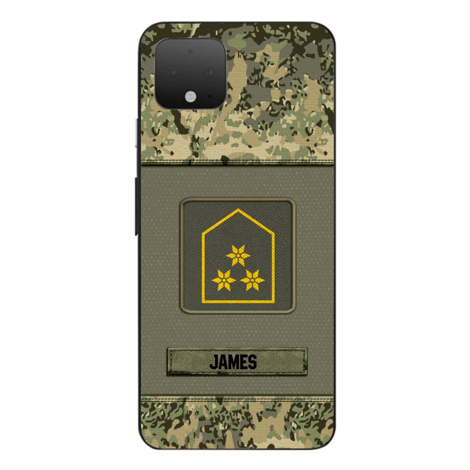 Personalized Austrian Soldier Camo Phone Case Printed 22JUL-DT17