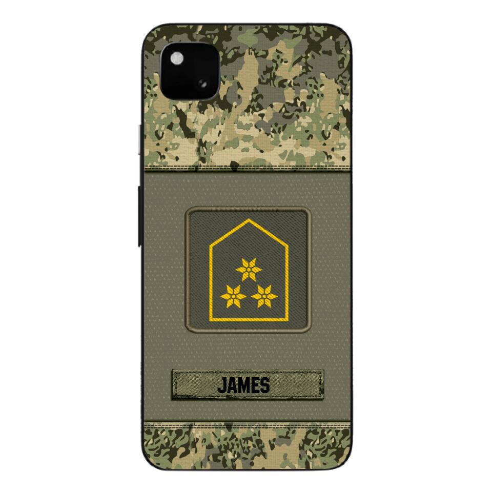 Personalized Austrian Soldier Camo Phone Case Printed 22JUL-DT17
