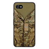 Personalized Danish Army/Soldier Phone Case Printed 22JUL-HQ05