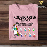 Personalized Kindergarten Teacher Tshirt Printed 22JUL-HC18
