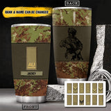 Personalized Italian Soldier Tumbler Printed 22JUL-HY18