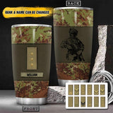 Personalized Italian Soldier Tumbler Printed 22JUL-HY18