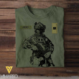 Personalized Irish Soldier/Veterans Tshirt Printed 22JUL-HQ18