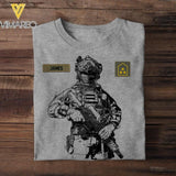 Personalized Austrian Soldier/Veterans Tshirt Printed 22JUL-HQ18
