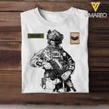 Personalized British Soldier/Veterans Tshirt Printed 22JUL-HQ15