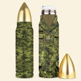 Personalized Canadian Veteran/ Solider Bullet Tumbler QTVQ2006