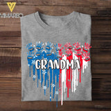 Personalized Heart Custome Kid Name Tshirt Printed NQC1006