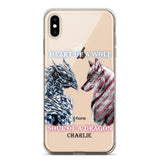 Personalized Heart Of A Wolf Soul Of A Dragon Silicon Phonecase NQHC2006