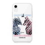 Personalized Heart Of A Wolf Soul Of A Dragon Silicon Phonecase NQHC2006