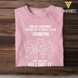 PERSONALIZED BUSY RAISING KIND HUMANS TSHIRT QTVQ2604