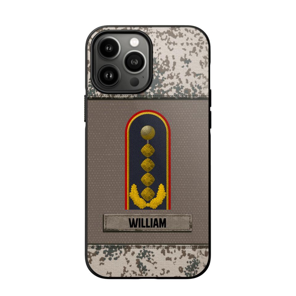 Personalized German Airforce Soldier/Veterans Camo Phone Case Printed 22JUL-DT20
