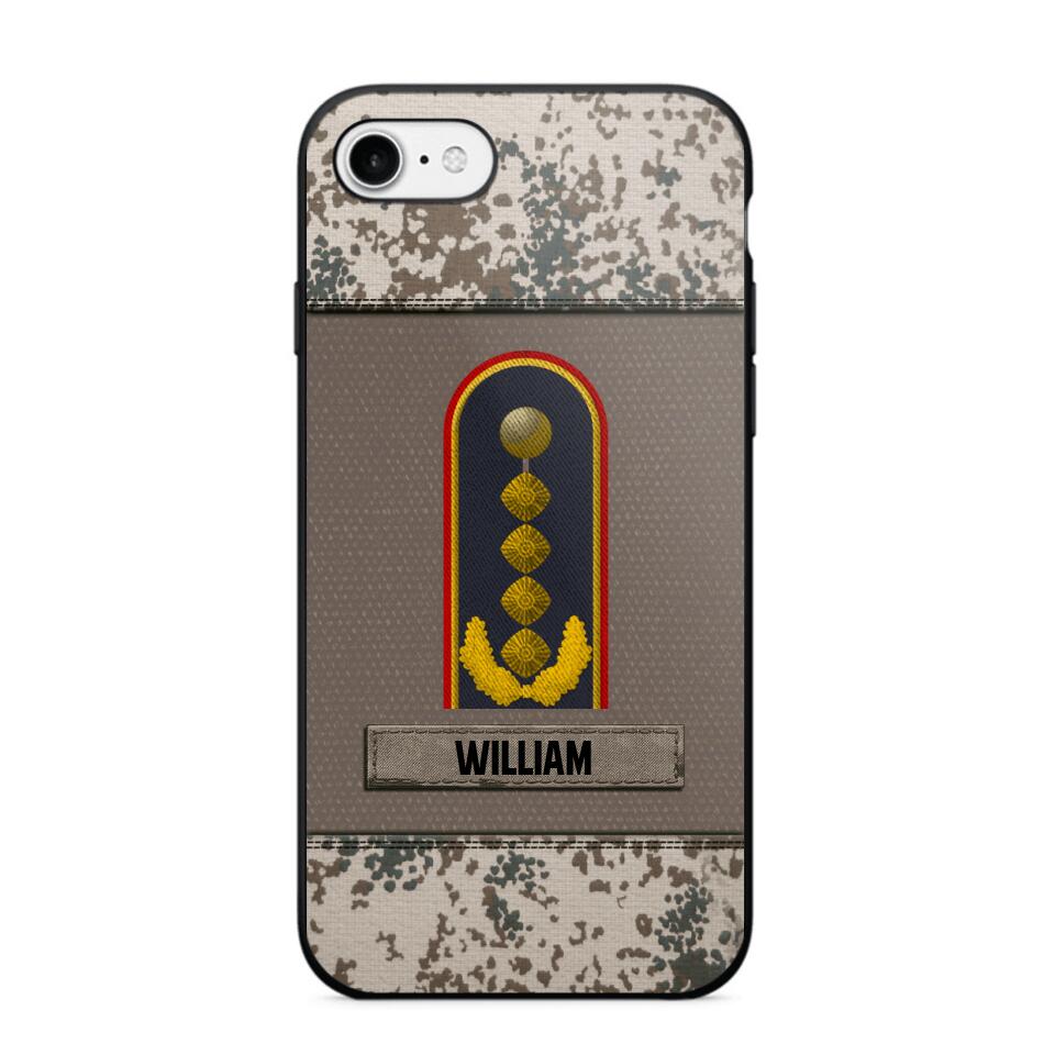 Personalized German Airforce Soldier/Veterans Camo Phone Case Printed 22JUL-DT20