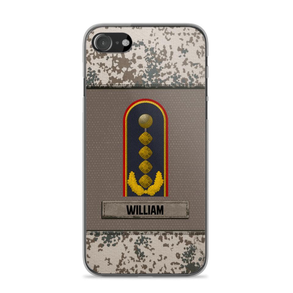 Personalized German Airforce Soldier/Veterans Camo Phone Case Printed 22JUL-DT20