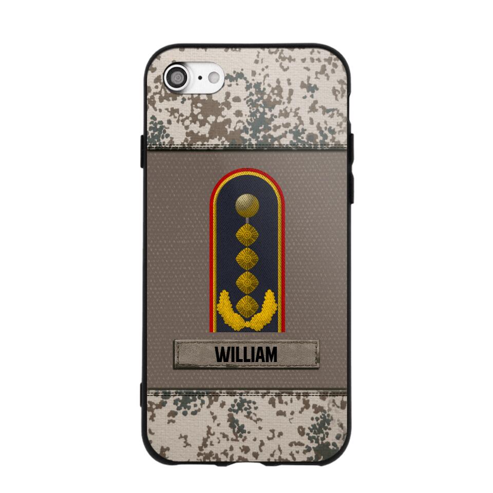Personalized German Airforce Soldier/Veterans Camo Phone Case Printed 22JUL-DT20