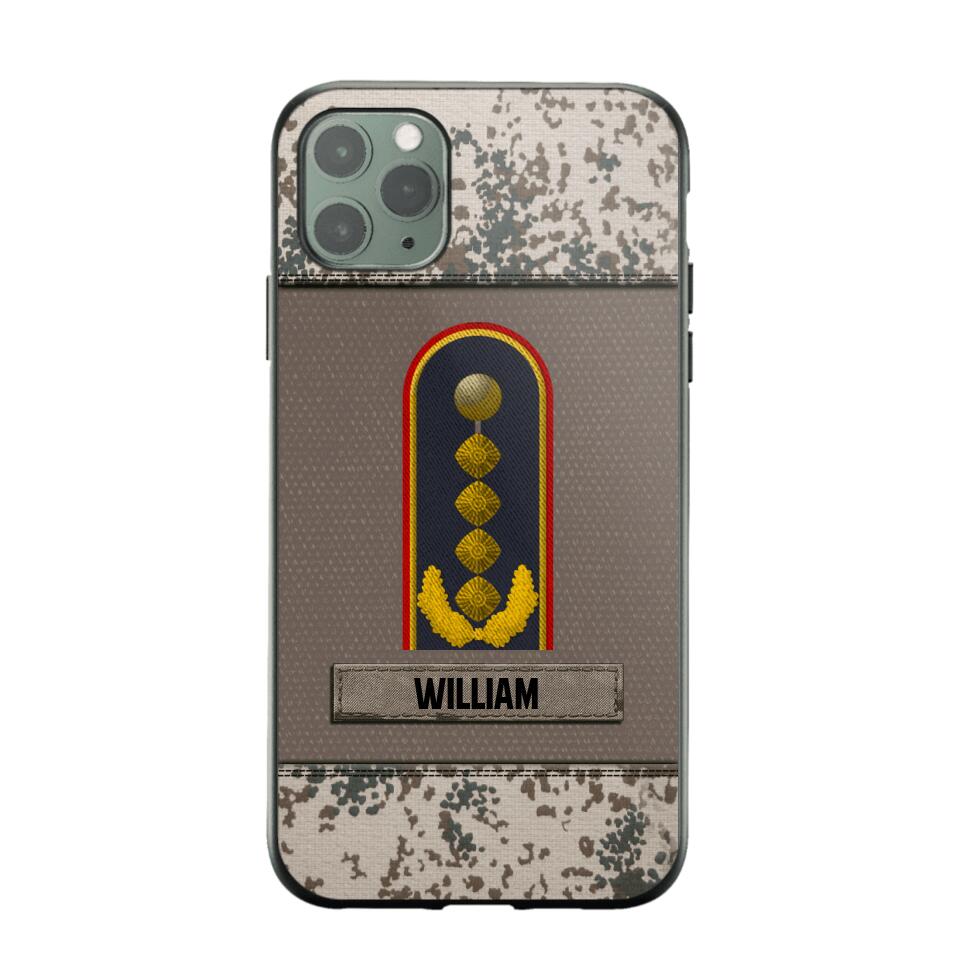 Personalized German Airforce Soldier/Veterans Camo Phone Case Printed 22JUL-DT20