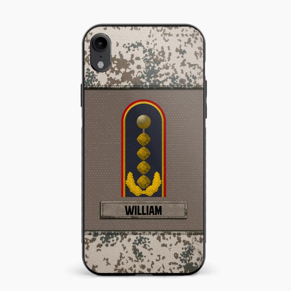 Personalized German Airforce Soldier/Veterans Camo Phone Case Printed 22JUL-DT20