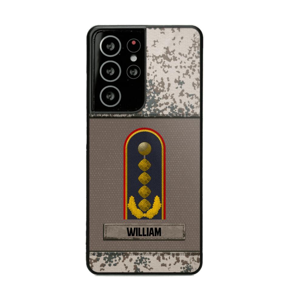 Personalized German Airforce Soldier/Veterans Camo Phone Case Printed 22JUL-DT20