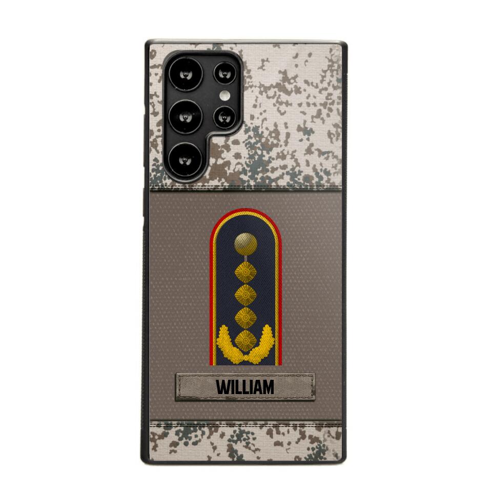 Personalized German Airforce Soldier/Veterans Camo Phone Case Printed 22JUL-DT20
