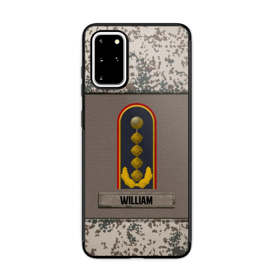 Personalized German Airforce Soldier/Veterans Camo Phone Case Printed 22JUL-DT20