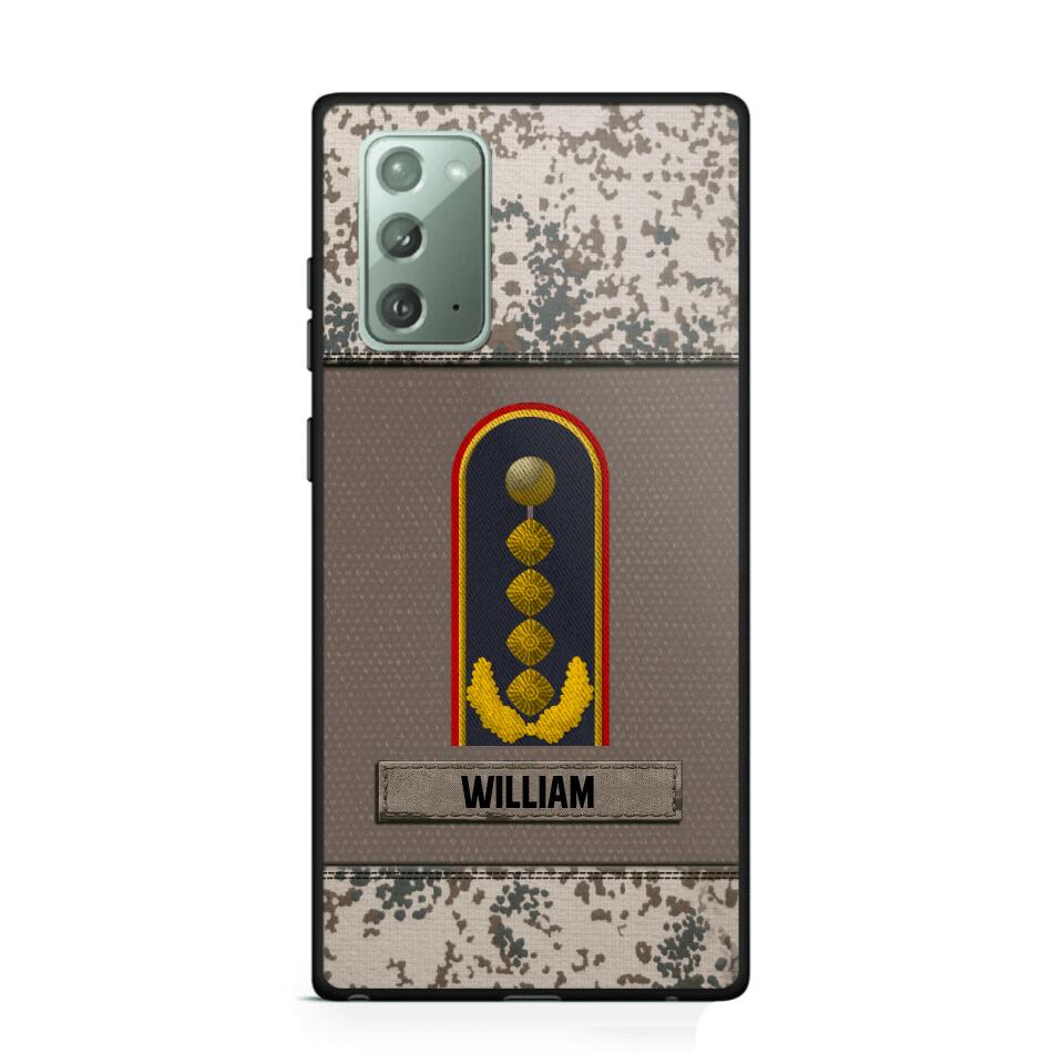 Personalized German Airforce Soldier/Veterans Camo Phone Case Printed 22JUL-DT20
