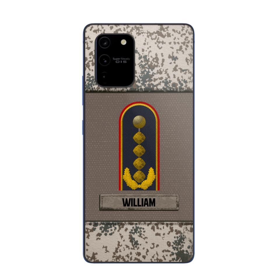 Personalized German Airforce Soldier/Veterans Camo Phone Case Printed 22JUL-DT20