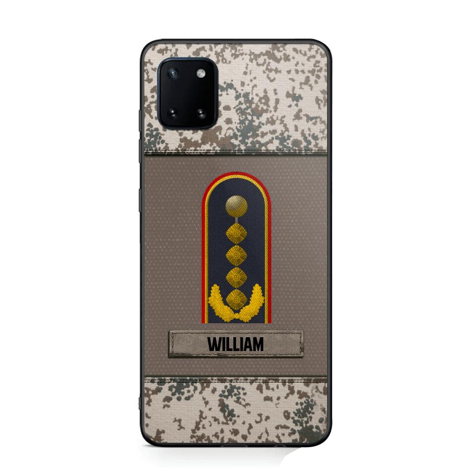 Personalized German Airforce Soldier/Veterans Camo Phone Case Printed 22JUL-DT20