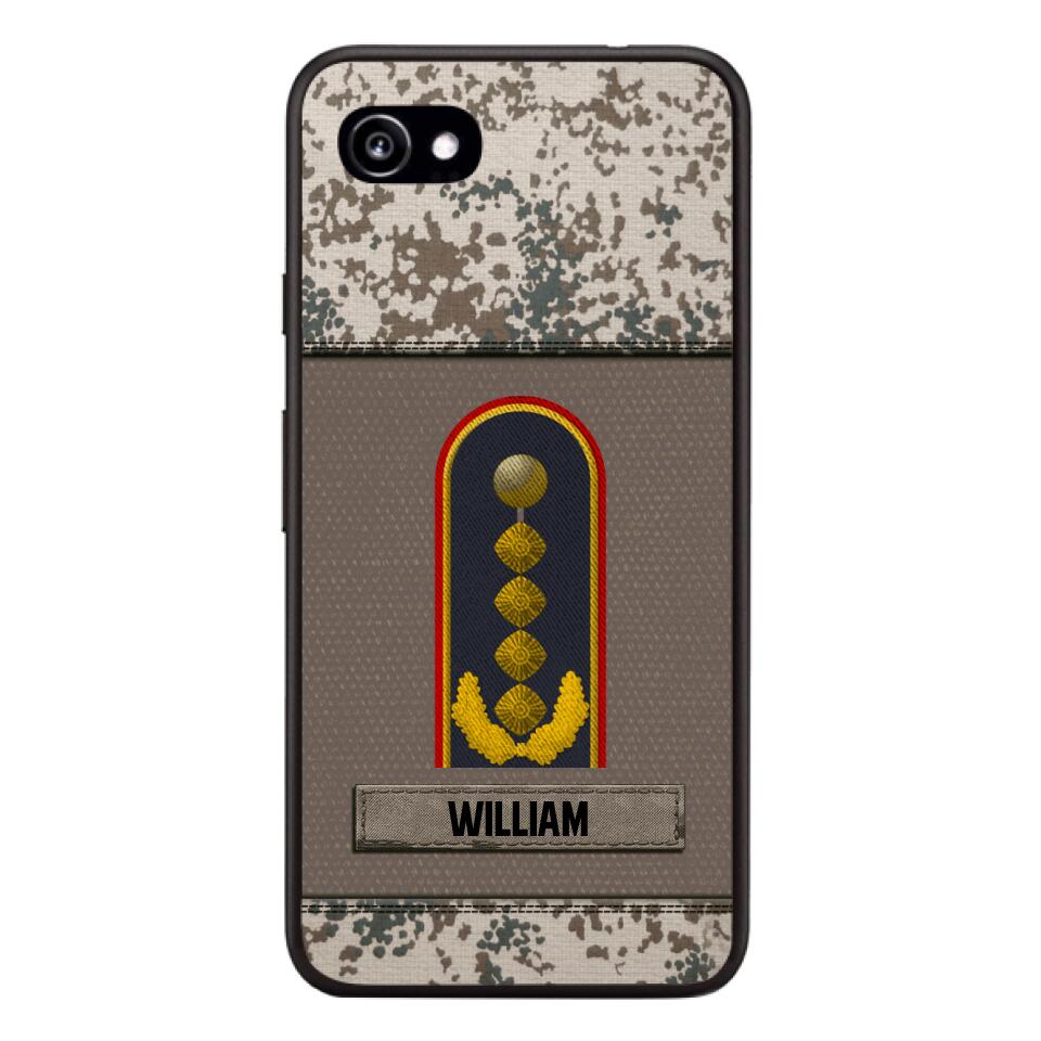 Personalized German Airforce Soldier/Veterans Camo Phone Case Printed 22JUL-DT20