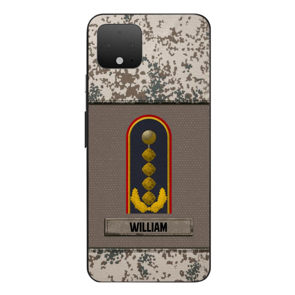 Personalized German Airforce Soldier/Veterans Camo Phone Case Printed 22JUL-DT20