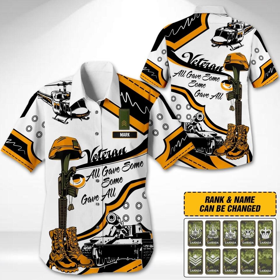 Personalized Swedish Veterans Hawaii Shirt Printed 22JUL-HQ20