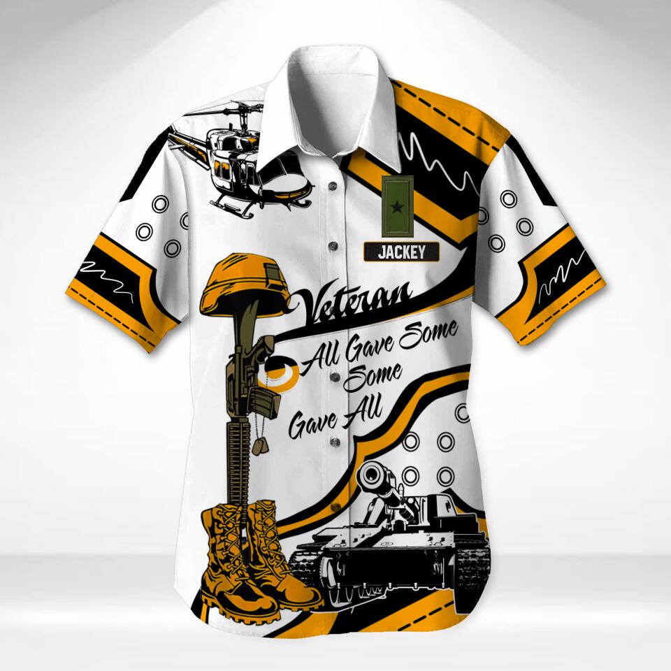 Personalized Swedish Veterans Hawaii Shirt Printed 22JUL-HQ20