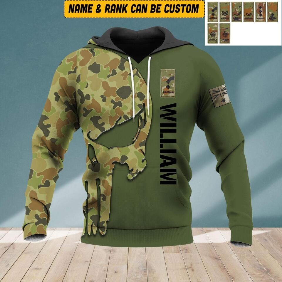 Personalized Australian Soldier Hoodie 3D Printed 22JUL-HQ21