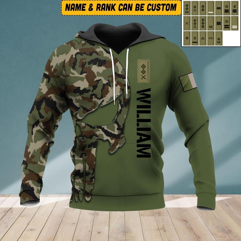 Personalized Irish Soldier Hoodie 3D Printed 22JUL-HQ21