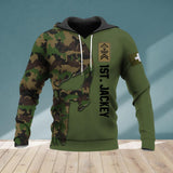 Personalized Swiss Soldier Hoodie 3D Printed 22JUL-HQ21
