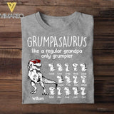 Personalized Grumpasaurus Tshirt Printed 22JUL-HY21