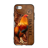 Personalized Roosters Lover Phone Case Leather Printed 22JUL-DT22