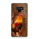 Personalized Roosters Lover Phone Case Leather Printed 22JUL-DT22