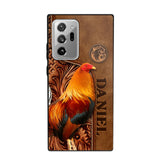 Personalized Roosters Lover Phone Case Leather Printed 22JUL-DT22