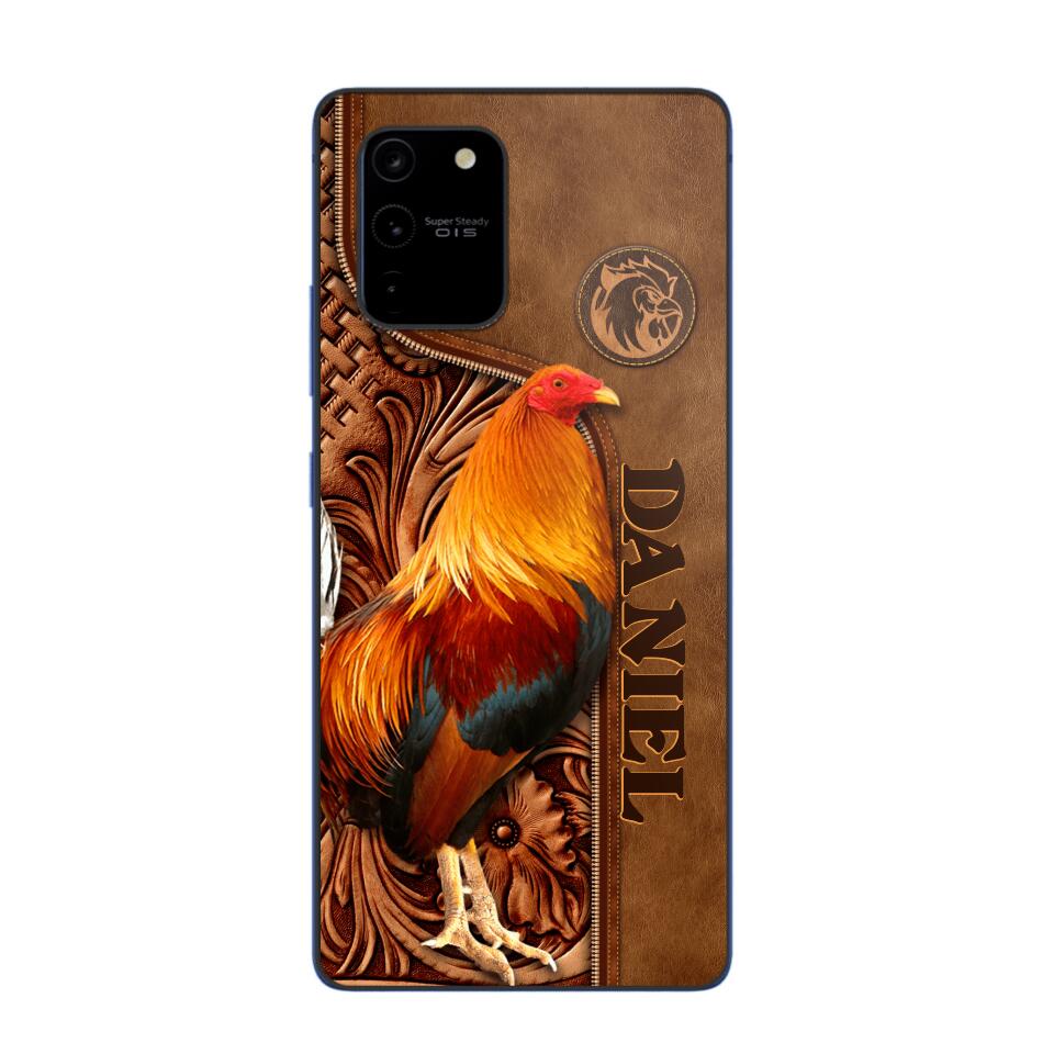 Personalized Roosters Lover Phone Case Leather Printed 22JUL-DT22